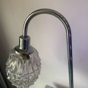 Lampe vintage années 70 chrome et marbre