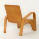 Fauteuil lawo 1 de han pieck pour lawo ommen en 1946 (n° 829) | bouleau, découverte rare