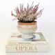 Vintage VEB Haldensleben flowerpot on stand, East Germany, 1960s