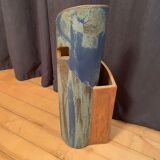 Large , ceramic , floor vase .