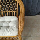 Rattan bench