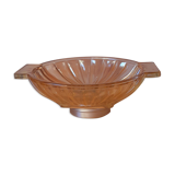 Smoked pink art deco cut