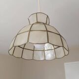 Vintage mother-of-pearl pendant light