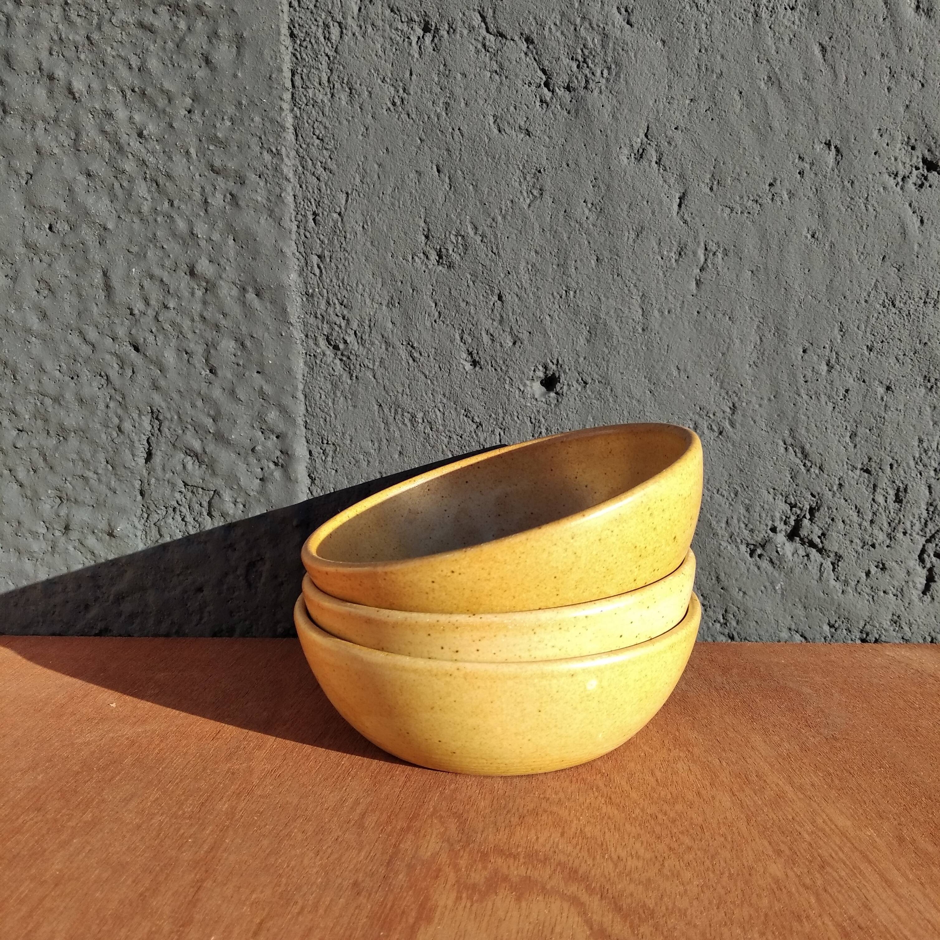 Lot 3 bowls sandstone Village