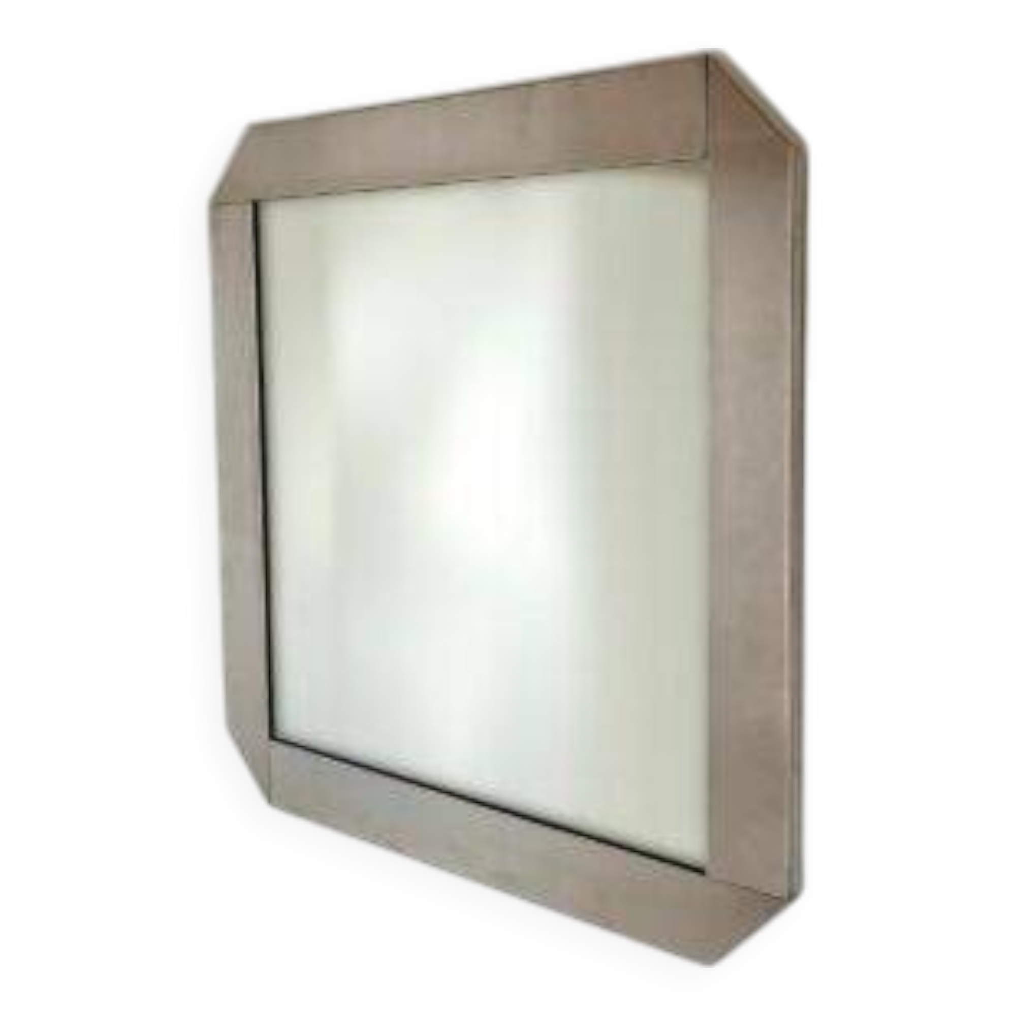 Miroir mural Space Age, Valenti Italie, années 1970