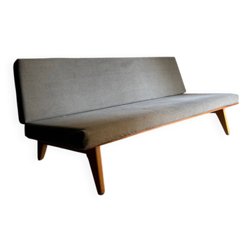 Teak daybed sofa by Gustaf Hiort Af Ornäs | Finland | 1950s