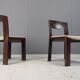 Vintage Brutalist Dining Chairs, Set of 6 - 1970s