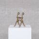 2 brass antique fire dogs
