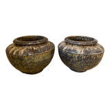 Pair of ceramic pots