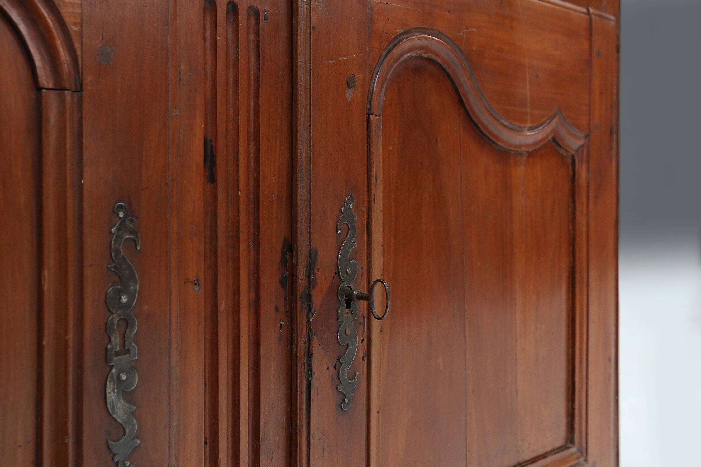 19th Century French Provencial walnut Cupboard, France