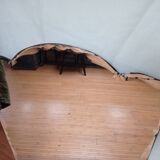 Beveled art deco mirror - 84x56cm