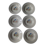 Set of 6 VF Paris soup plates