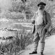 Photography, "Claude Monet in Giverny", 1905 / NB / 15 x 20 cm