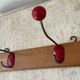 Vintage wooden coat rack from the 50s