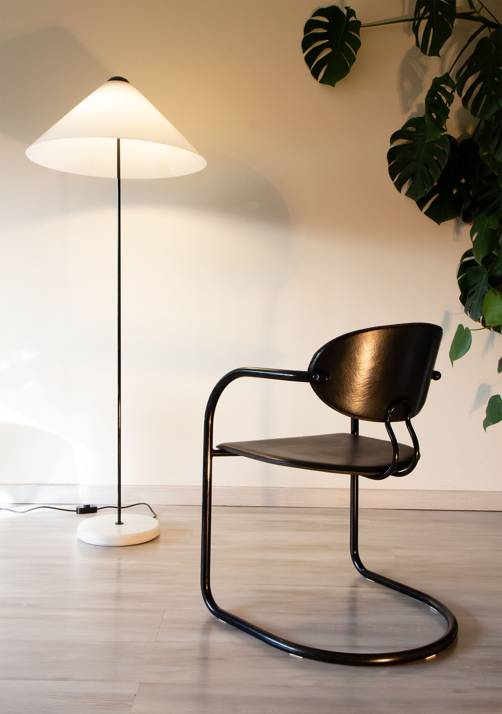 Pair of Bauhaus chairs edited by Effezeta, Italy 1980