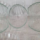 Glass scallop bowls