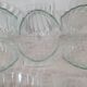 Glass scallop bowls