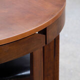 Table set and built-in chairs (x4) Vintage Scandinavian 1960