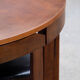 Table set and built-in chairs (x4) Vintage Scandinavian 1960
