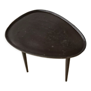 table d'appoint métal - vieilli