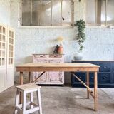 Ancien table pliante