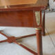 Bureau plat style Empire en acajou