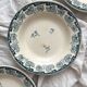 3 ironstone soup plates "Milan" Creil and Montereau