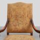 Louis XV Style Carved Walnut Armchair with Needlepoint Upholstery, France