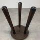 Tabouret tripode pieds massue, bois