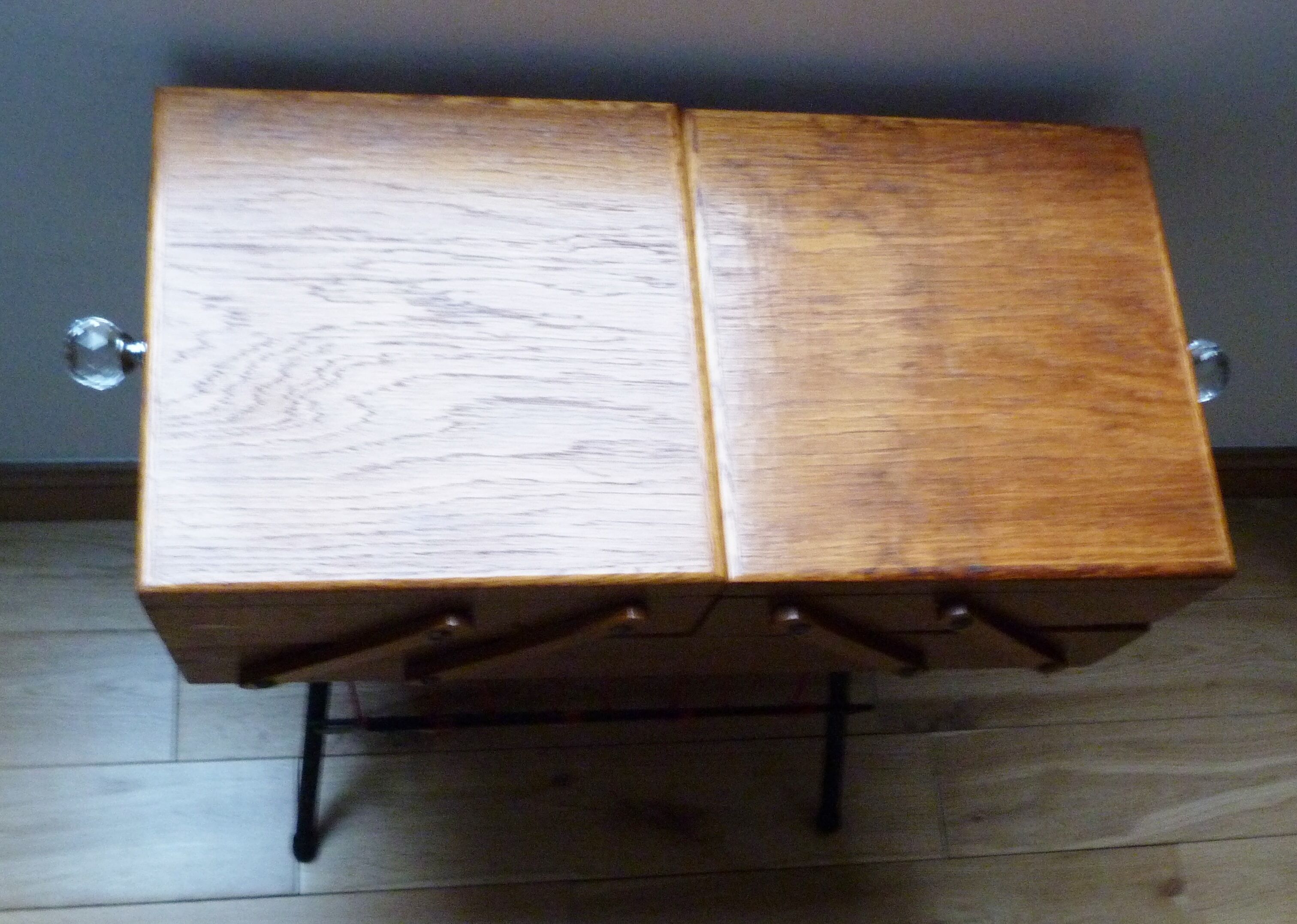 Scoubidou sewing basket