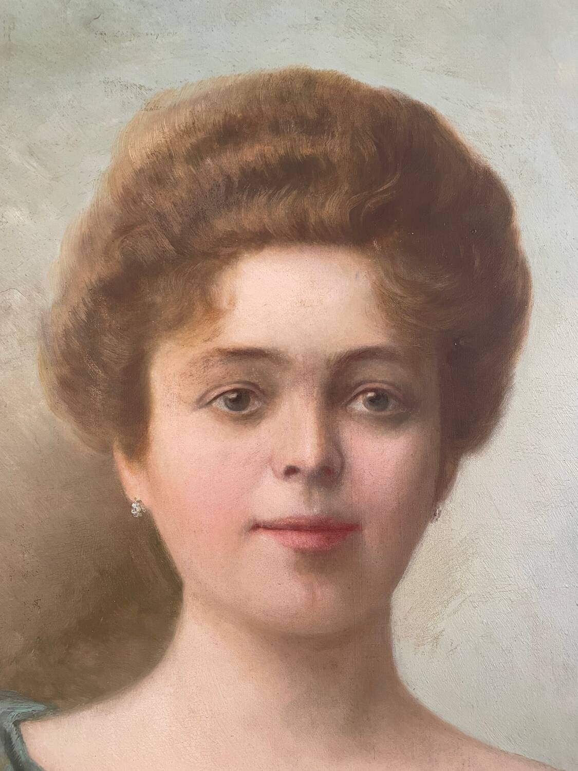 Old painting signed Georges Mouton, early 20th century