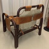 Pair of Tito Agnoli armchairs from the 1970s.