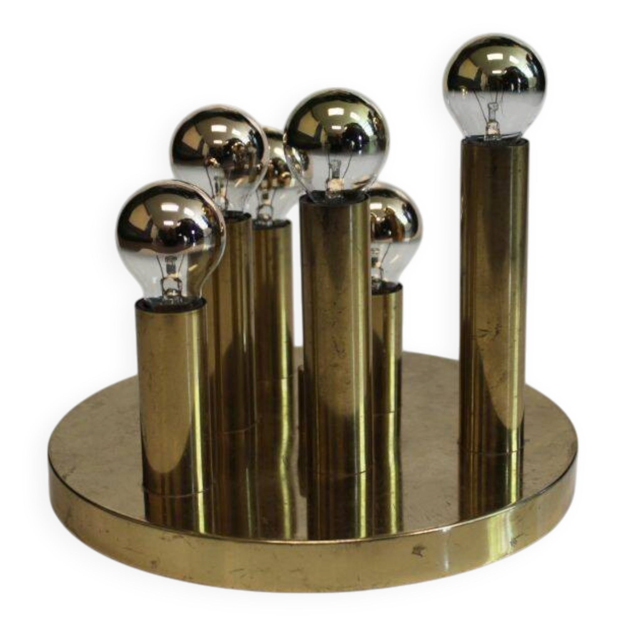 Ceiling light with 6 lights by Gaetano Sciolari for Boulanger, Italy, 70s.