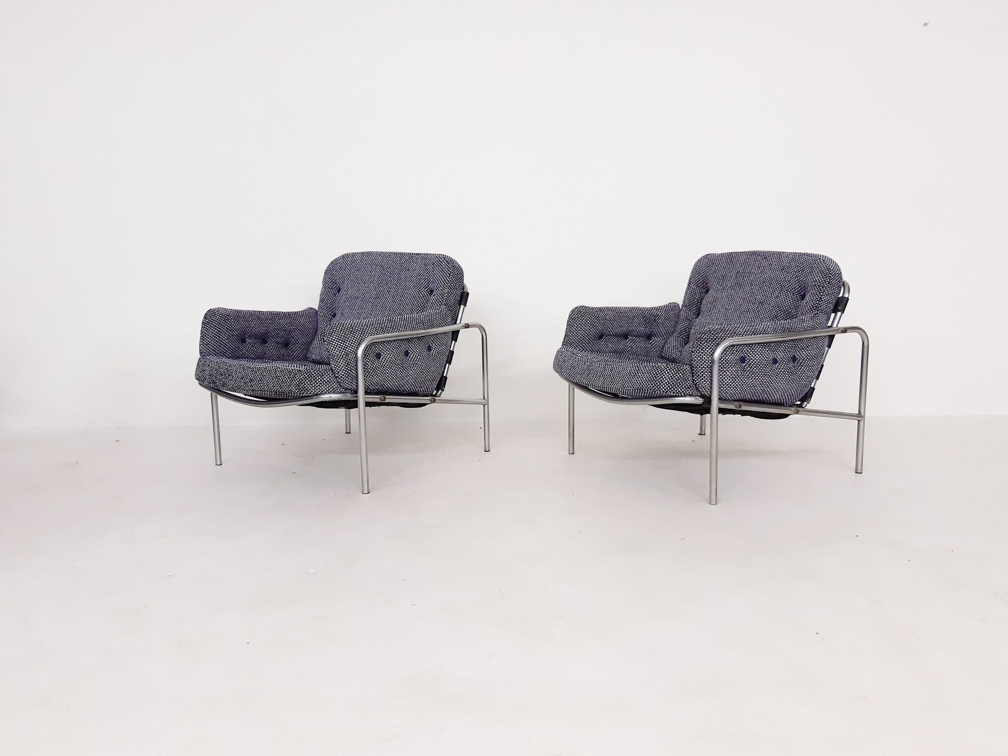 Set of 2 Martin Visser for 't Spectrum"Osaka"lounge chairs, The Netherlands 1969