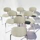 Chaises chrome design Français par Pierre Paulin