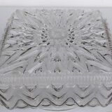 Plafonnier carré ou applique étoile seventies