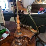 Antique lamp lectern in the shape of a harp - Louis XIV style