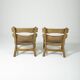 Paire de chaises brutalistes en chêne par Dittmann & Co pour Awa Radbound, 1960s