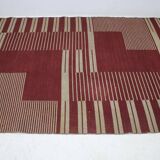 Original Rare Modernist Abstract Geometric Carpet by Antonín Kybal, 1948