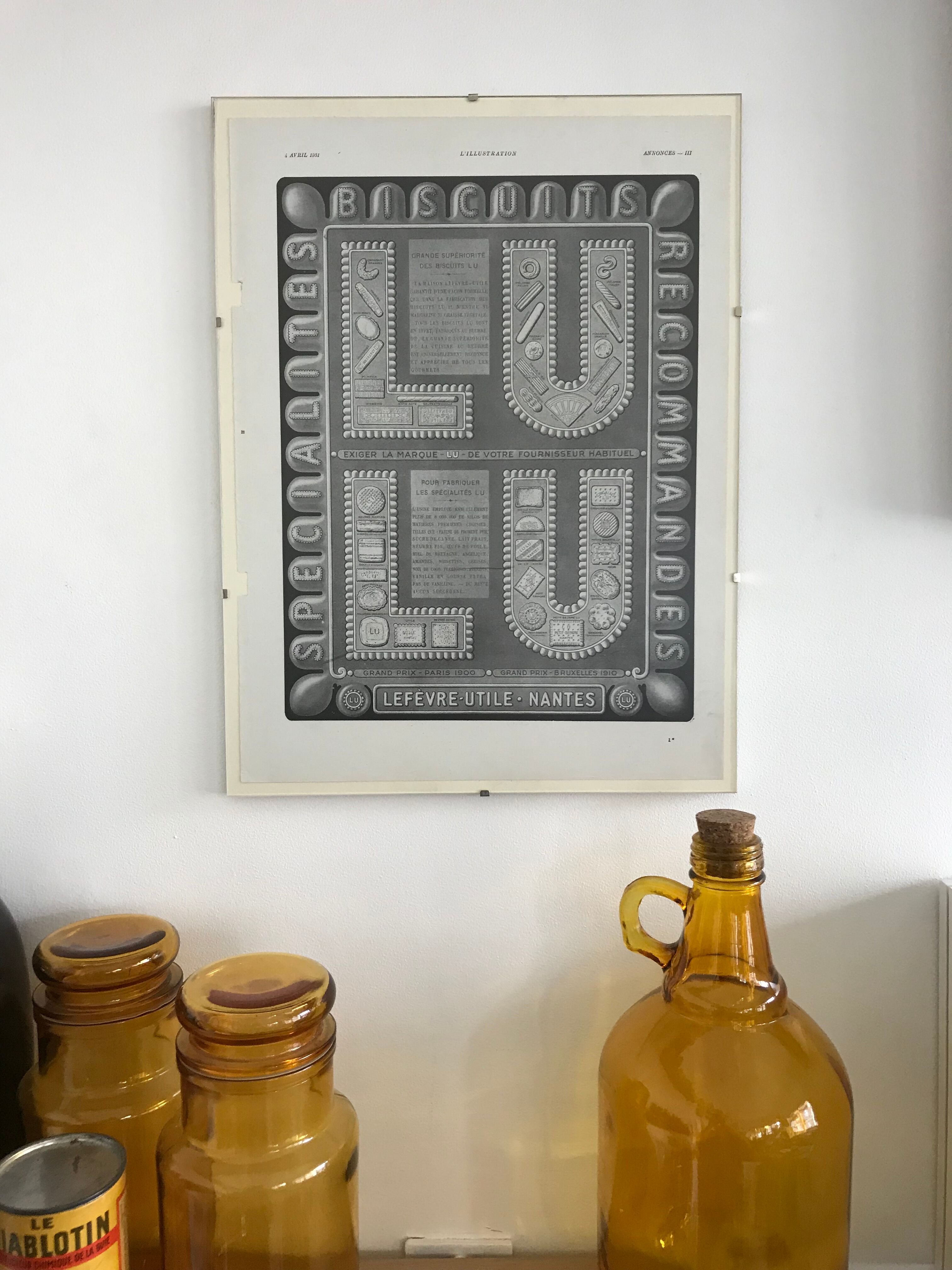 Advertising poster LU 1931