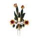 flowers wall lamp