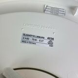 70s Limburg Glashütte Plafoniere ceiling lamp glass space design lamp 70s