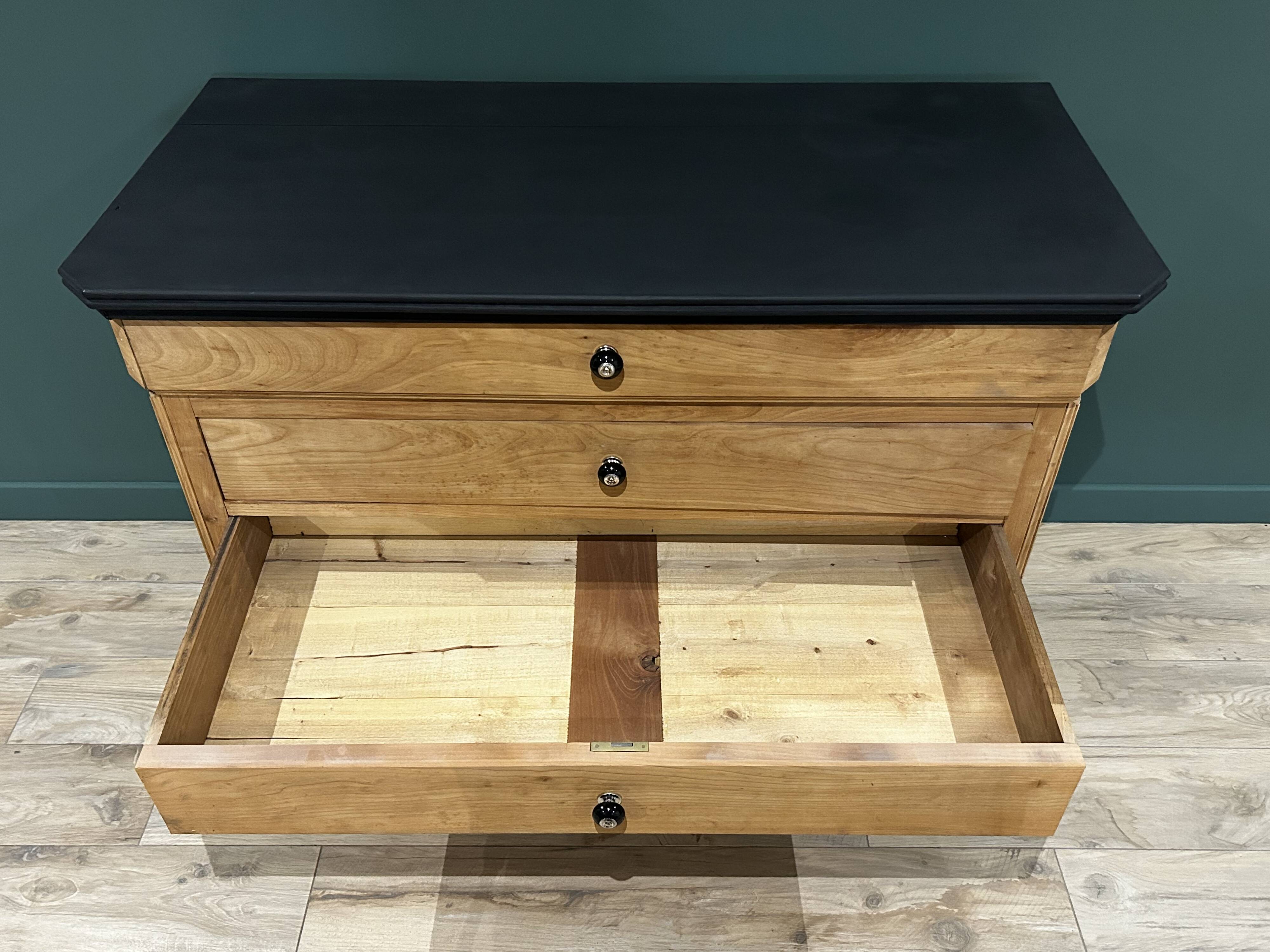 Louis Philippe solid wood chest of drawers