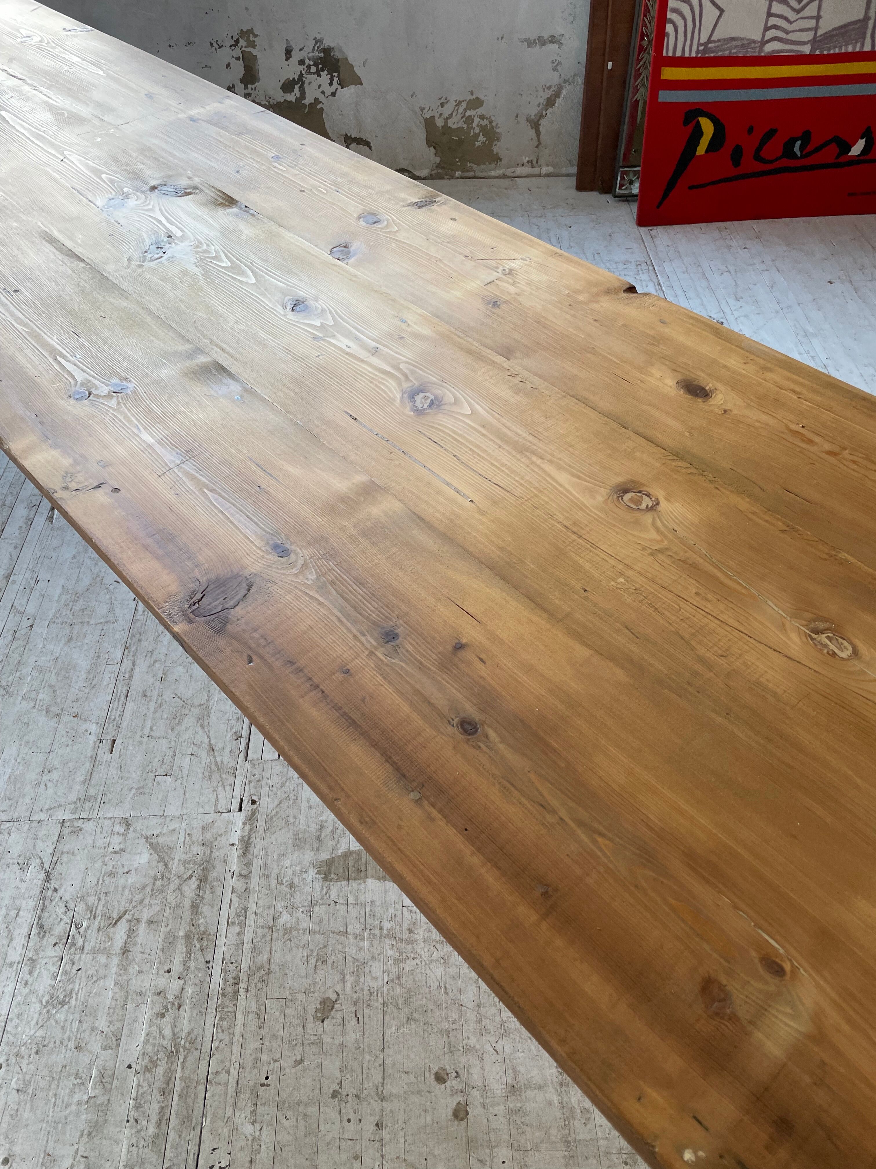 Farmhouse table beech pine XL 4m