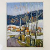 Pastel painting Roger Elger Franche Comté