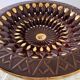 Large decorative openwork ceramic dish Vallauris 60s