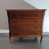 Louis XV style four-drawer chest of drawers