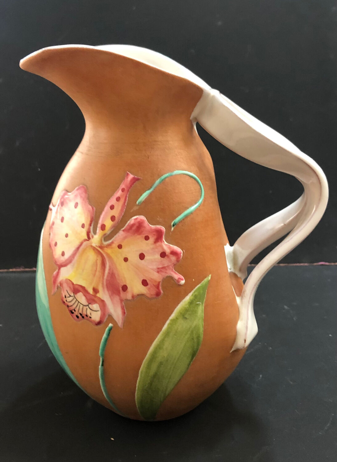 Fiamma Italy ceramic pitcher vase