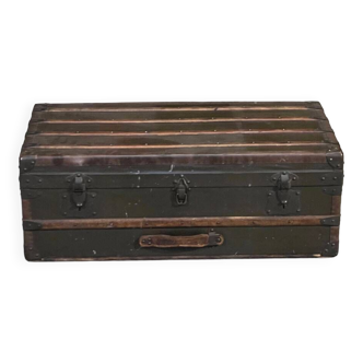 Old travel trunk