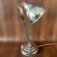 Old Art Deco desk lamp, in chrome metal-1950